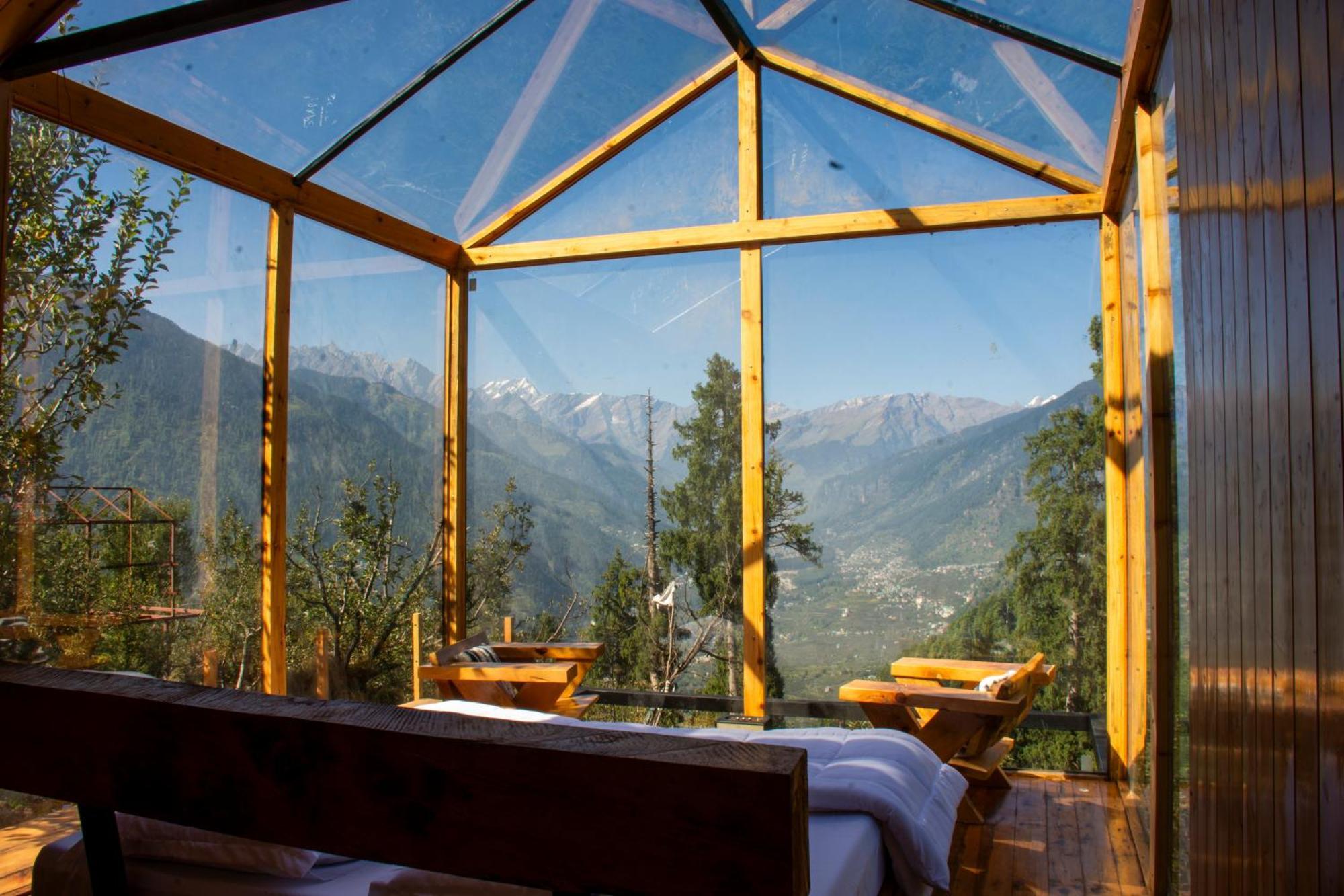 Cove The Glass House Villa Manali  Exterior photo