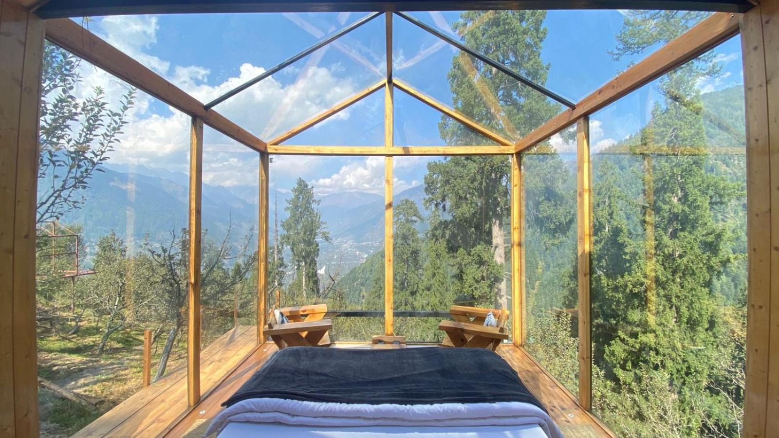 Cove The Glass House Villa Manali  Exterior photo